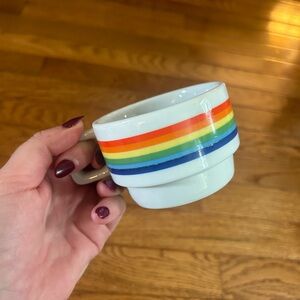 1970s vintage rainbow mug #70s #70svintage
